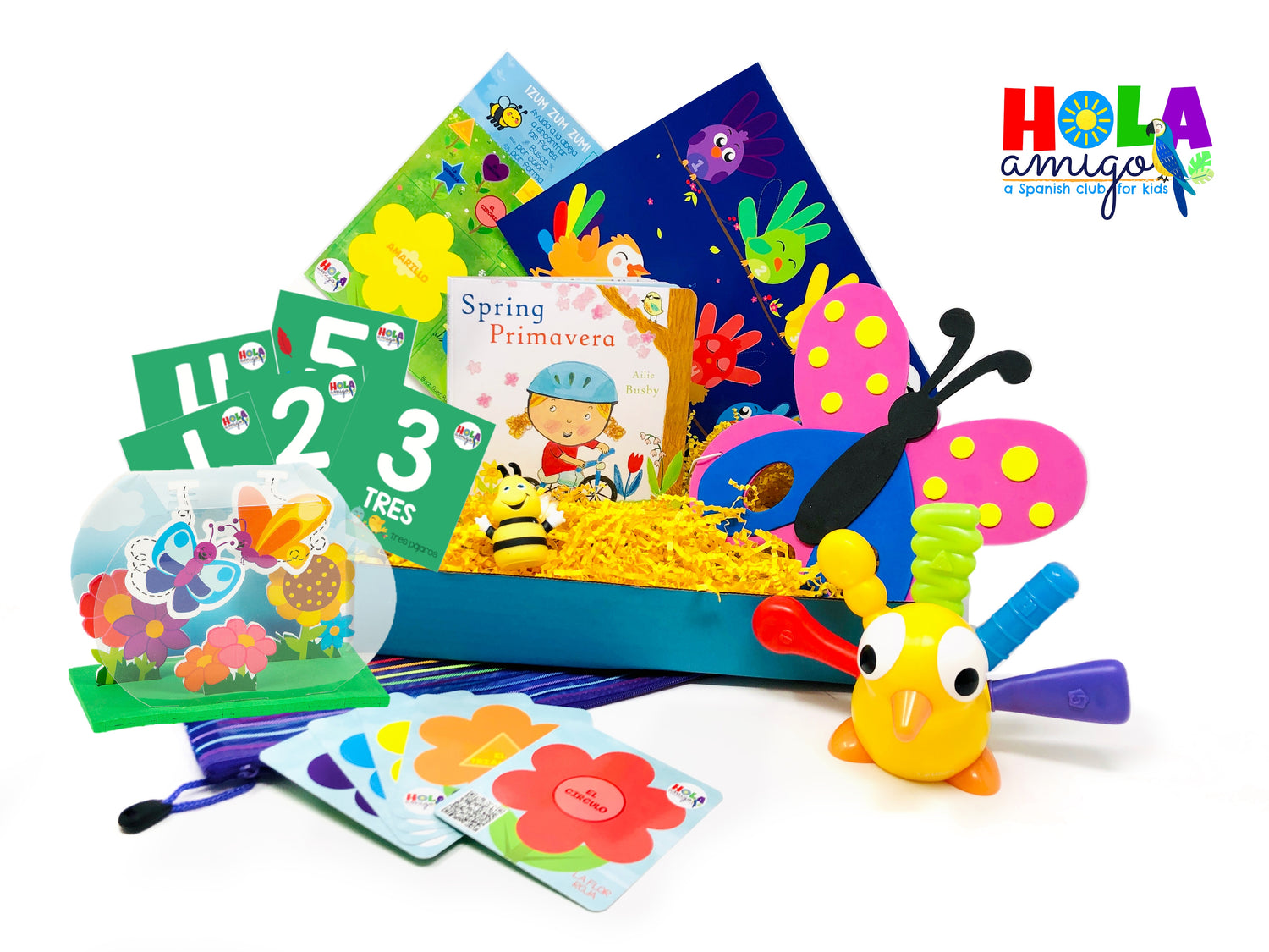 Toddler Busy Box: Spring/La primavera – HolaAmigoBox