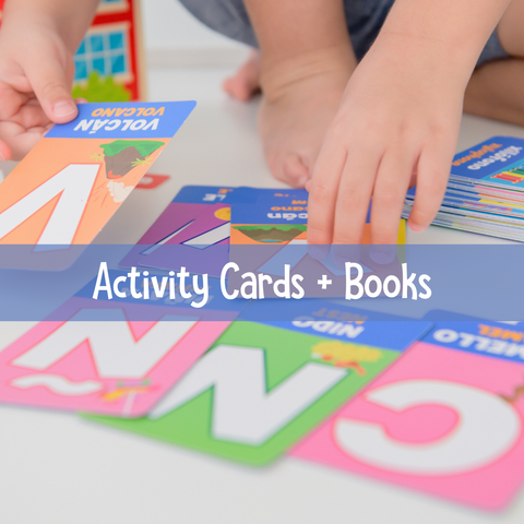 ACTIVITY CARDS + BOOKS