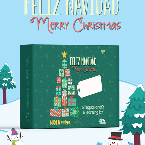 Christmas Bilingual Craft and Learning Kit
