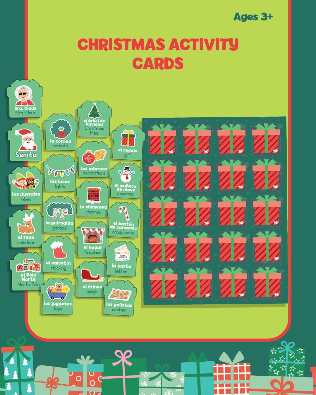 Christmas Bilingual Craft and Learning Kit