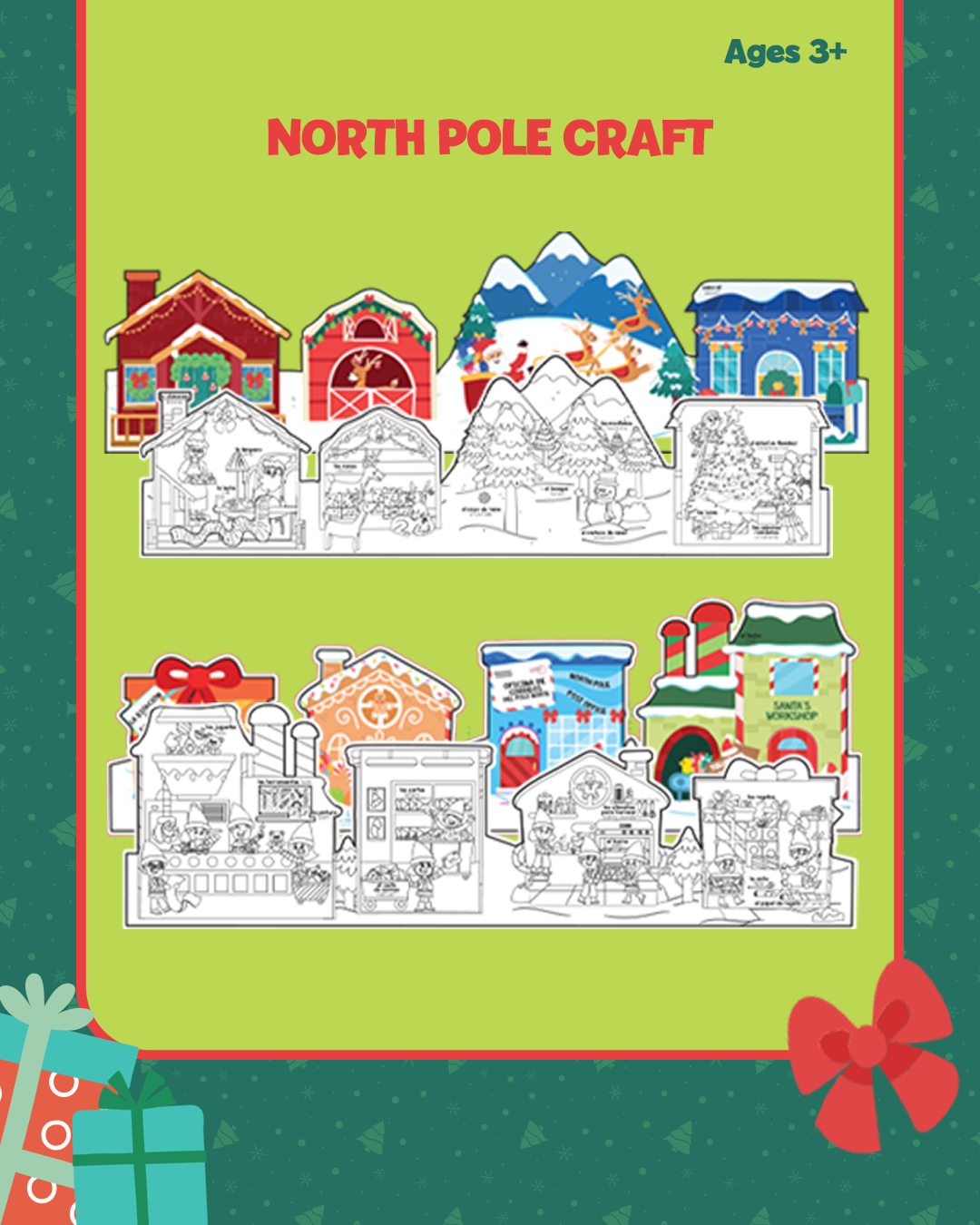 Christmas Bilingual Craft and Learning Kit