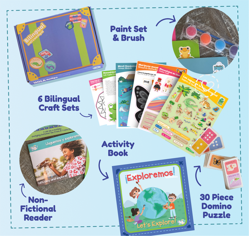 Let's Explore! Bilingual Craft and Learning Kit  (100% off)