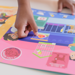 Hello, Pet Shop Bilingual Reusable Sticker Scene