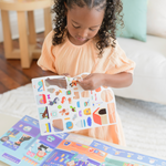 Hello, Pet Shop Bilingual Reusable Sticker Scene