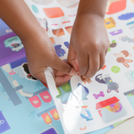 Hello, Pet Shop Bilingual Reusable Sticker Scene