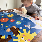 Planets - Los Planetas Jumbo Bilingual Floor Puzzle